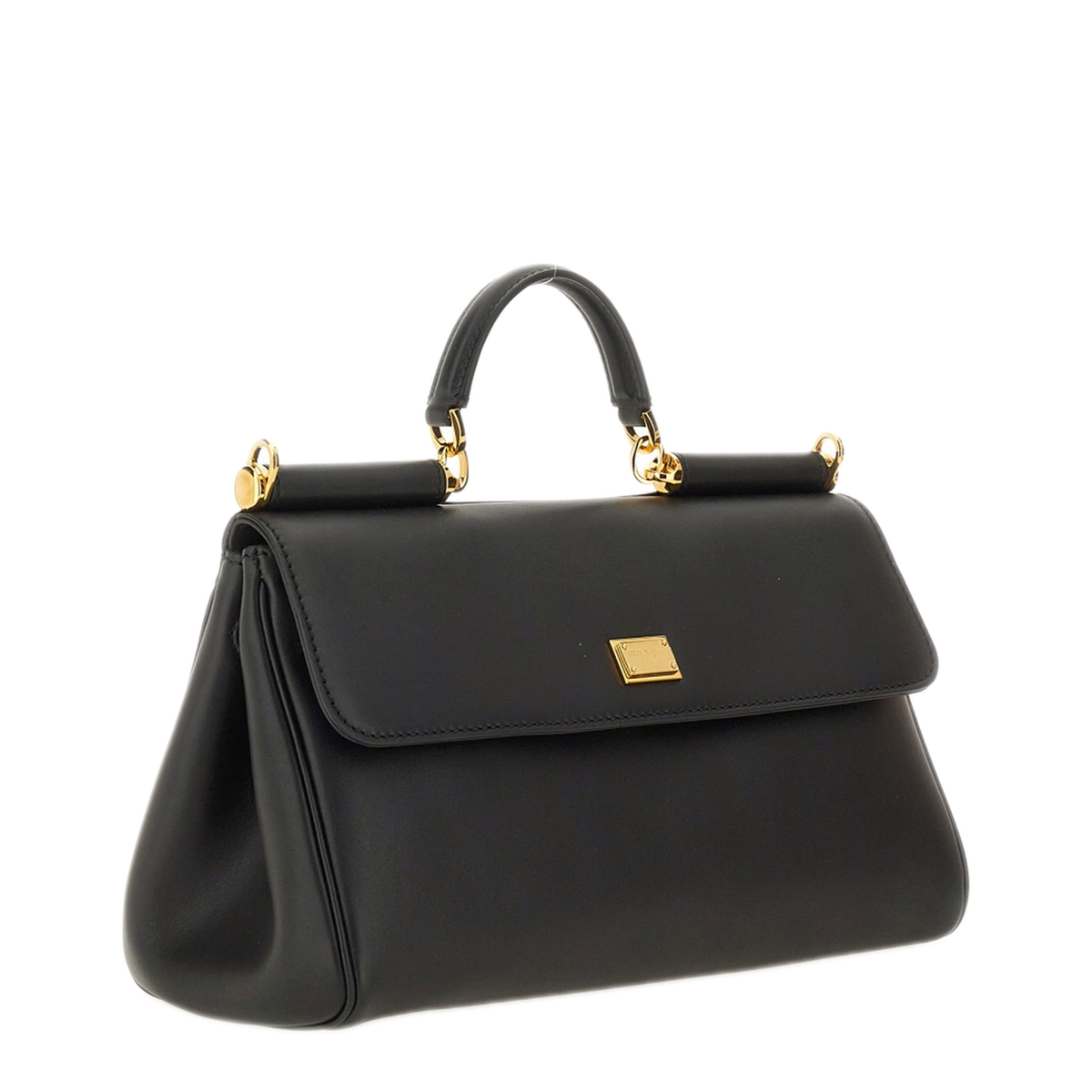 My Sicily Calfskin Handbag - Black