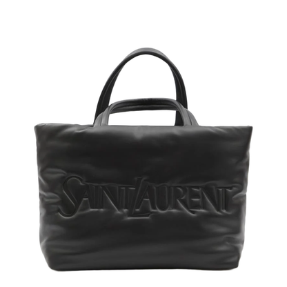 Lambskin Tote Bags - Black