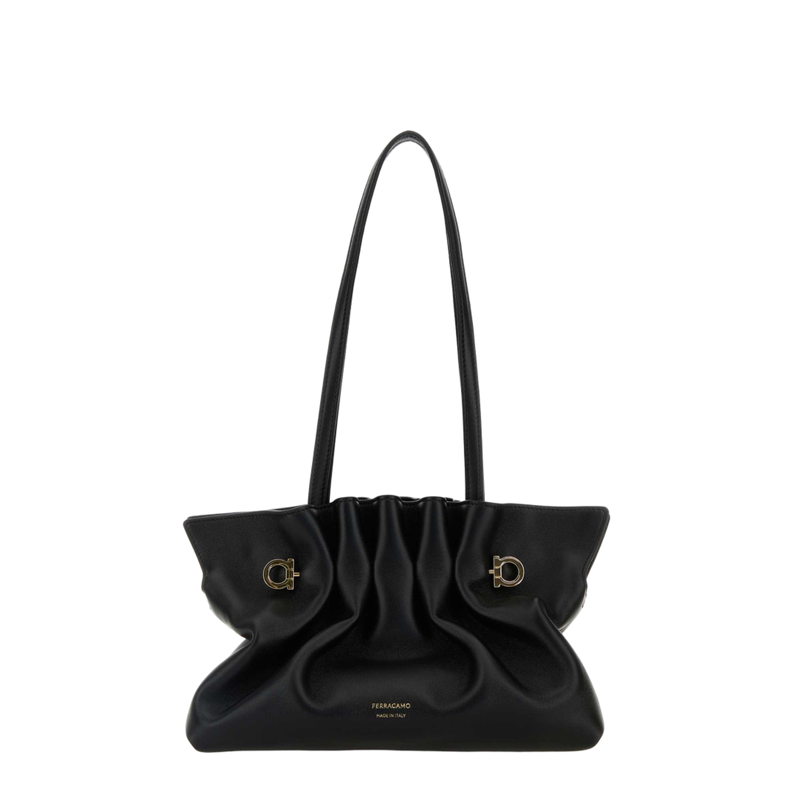 Black Leather Shoulder Bag