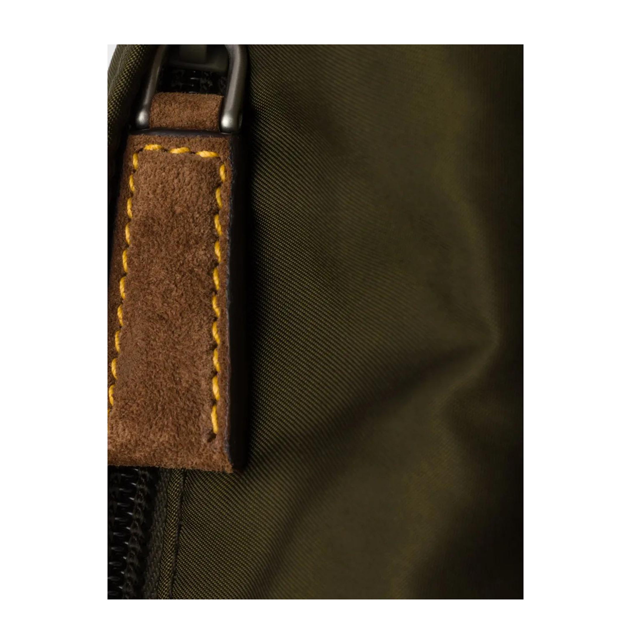 Re-Nylon and Suede Fanny Pack