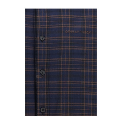 Check Padded Overshirt
