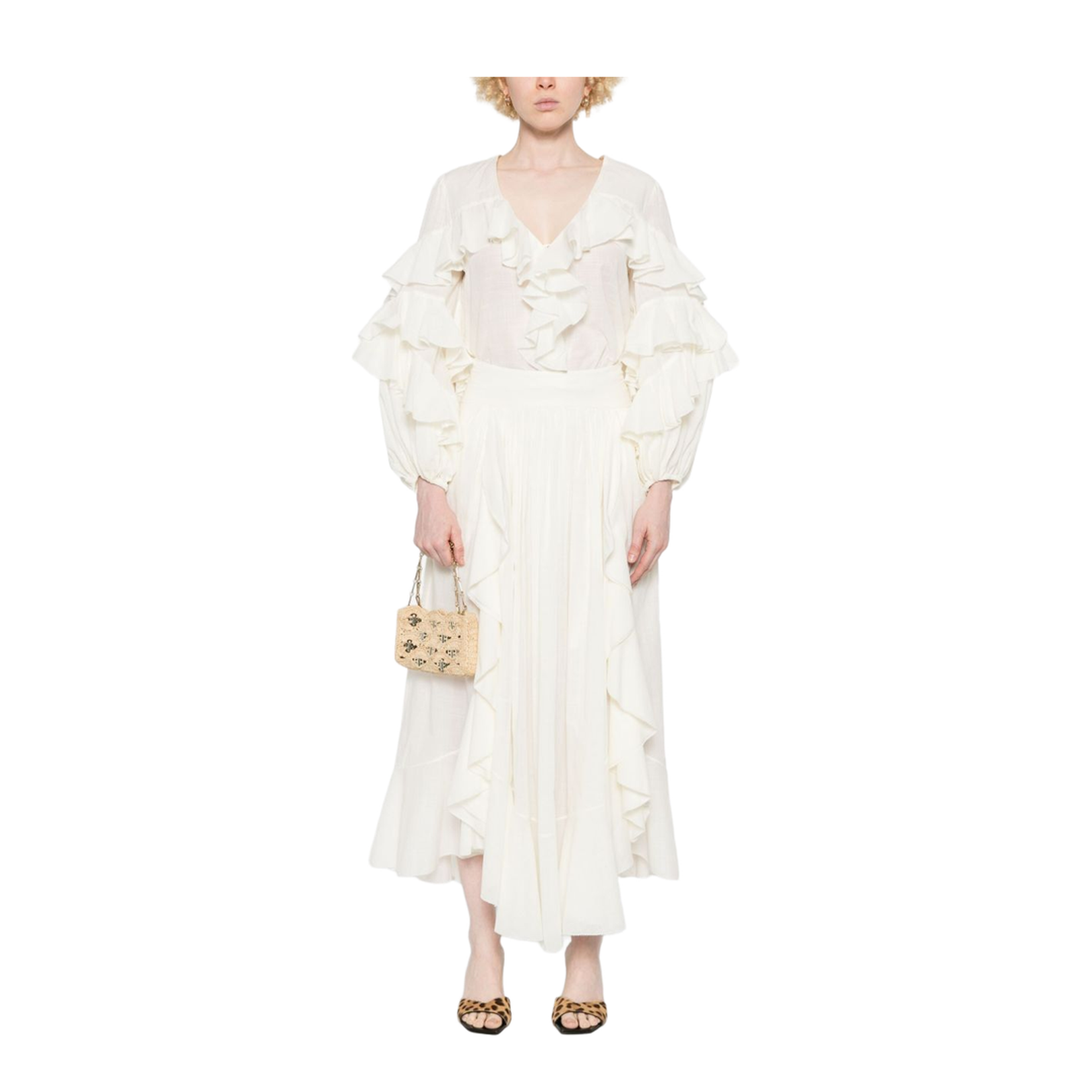 Ivory White Blouse