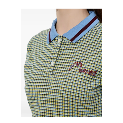 MAYFEYR - Marni - Polo-Collar Check Mini Dress - ABJE1520S0UTVA63