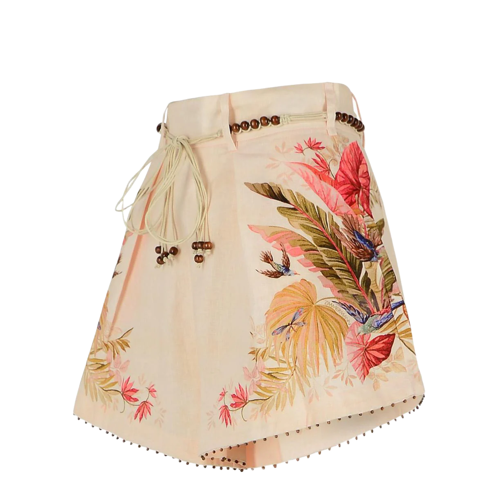 Tuck Linen Pleated Shorts
