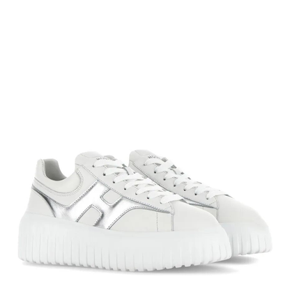MAYFEYR - Hogan - Striped Nappa Leather Sneakers - HXW6450FE91NCS