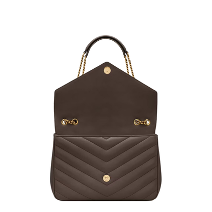 LOULOU large in MATELASSÉ lambskin