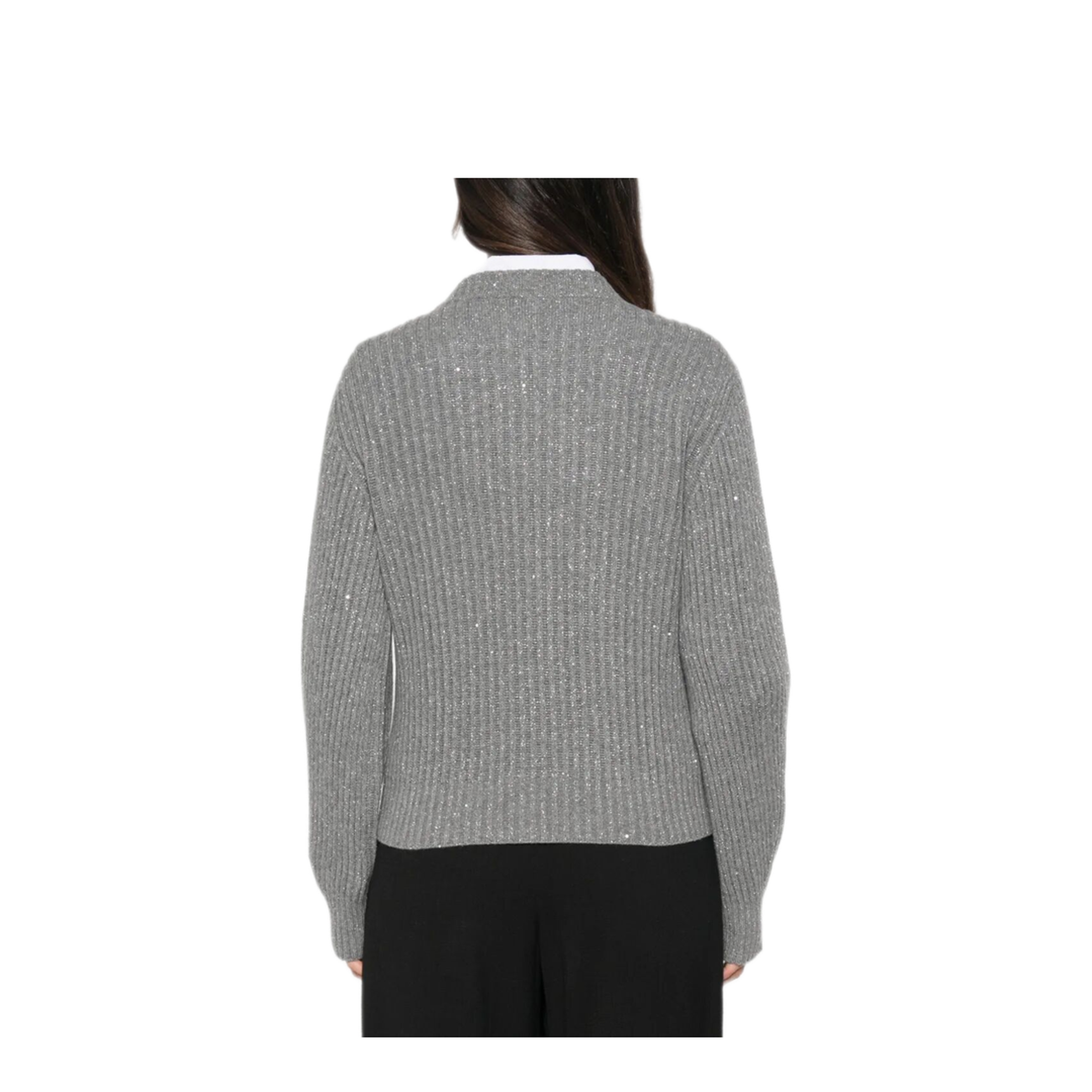 MAYFEYR - Brunello Cucinelli - Sparkling & Dazzling Cashmere And Wool Ribbed Sweater - MBM753500