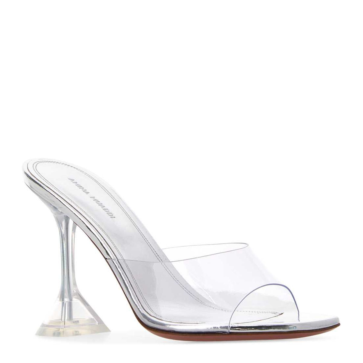 MAYFEYR - Amina Muaddi - Lupita Glass Slipper 95 - LUPITAGLASSSLIPPER95TRASIL