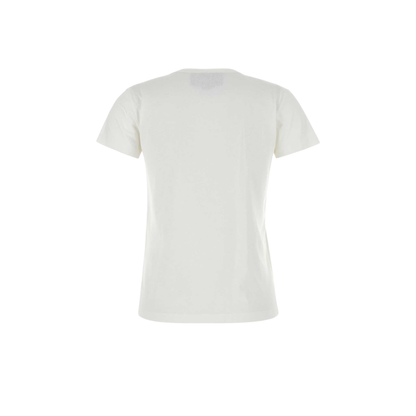 Le Chat De La Maison Jersey T-Shirt White