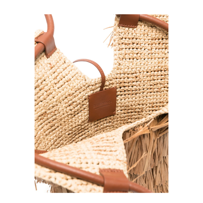 Goldentime Fringed Tote Bag