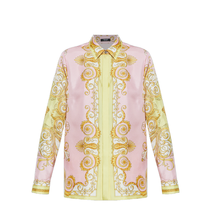 Formal Shirt Silk Twill Print Spring Barocco Foulard