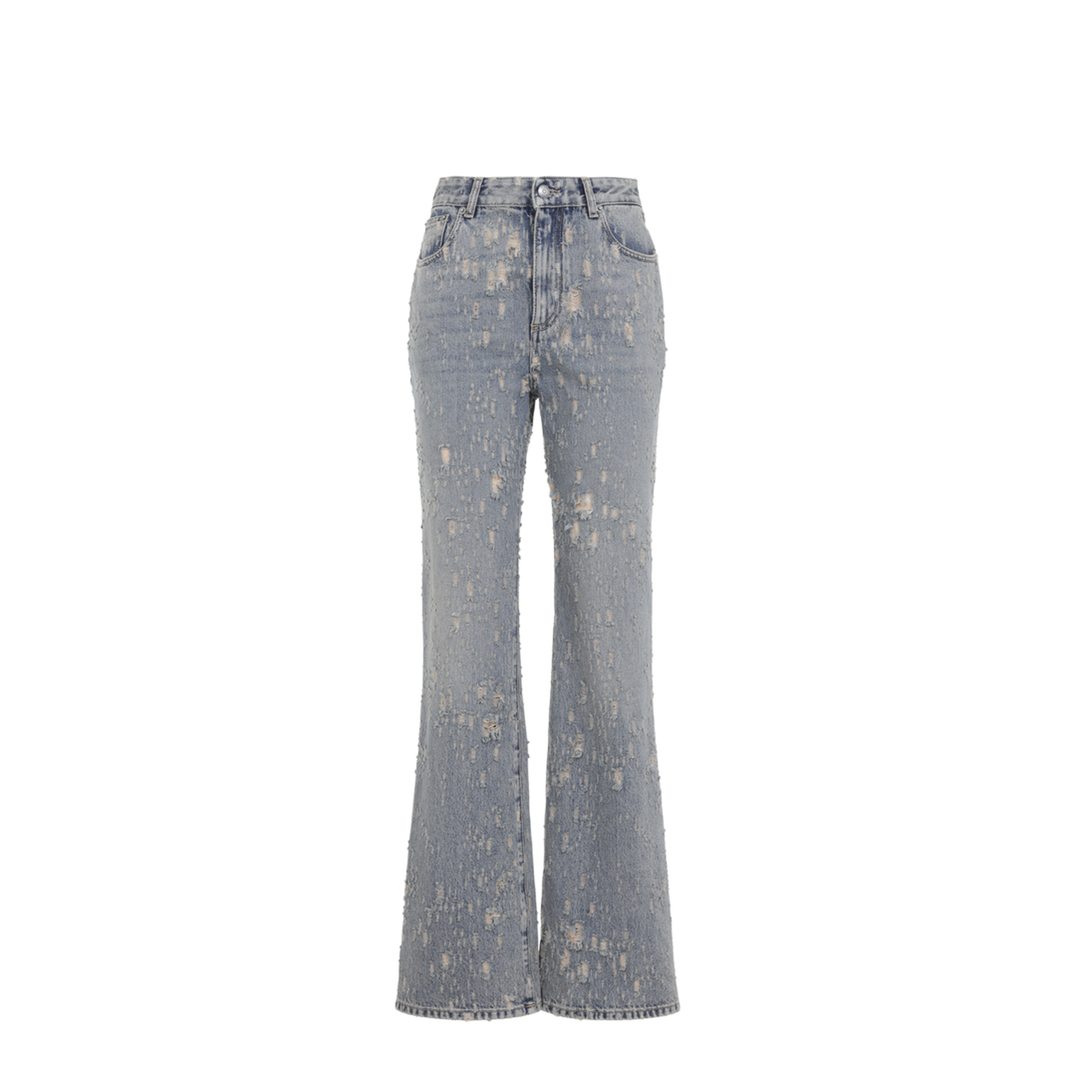 MAYFEYR - Alexander Mcqueen - Distressed Flared Jeans - A0002RQZAR24403