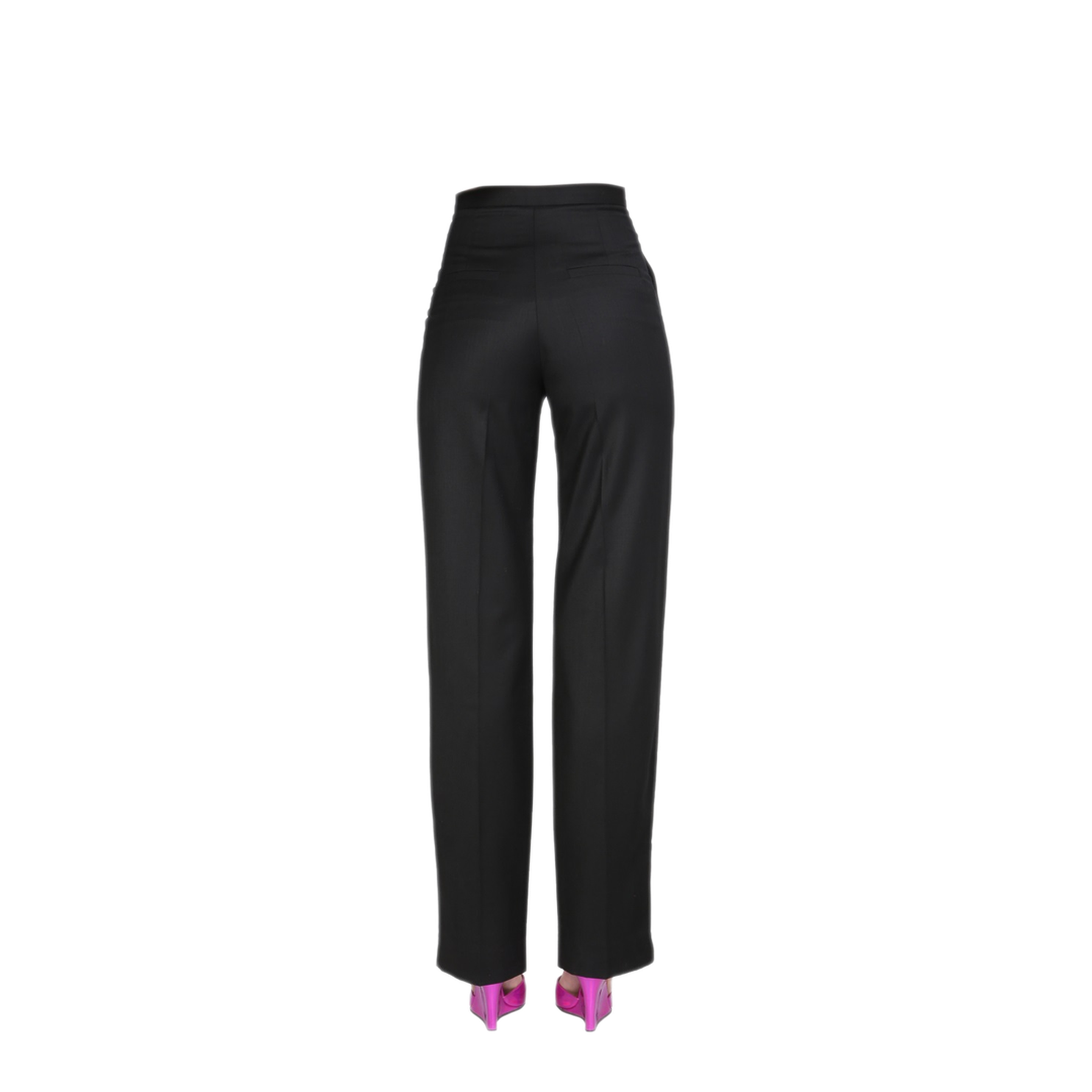 MAYFEYR - ANOUKI - Straight Leg Pants - ASS22N06PABKBLACK