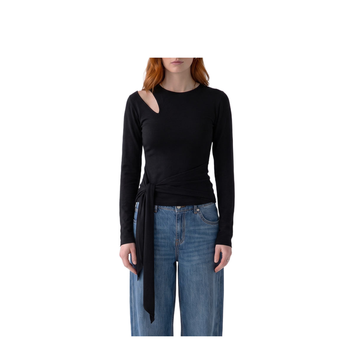 MAYFEYR - Federica Tosi - Cut Off Top With Sash - 3200535029