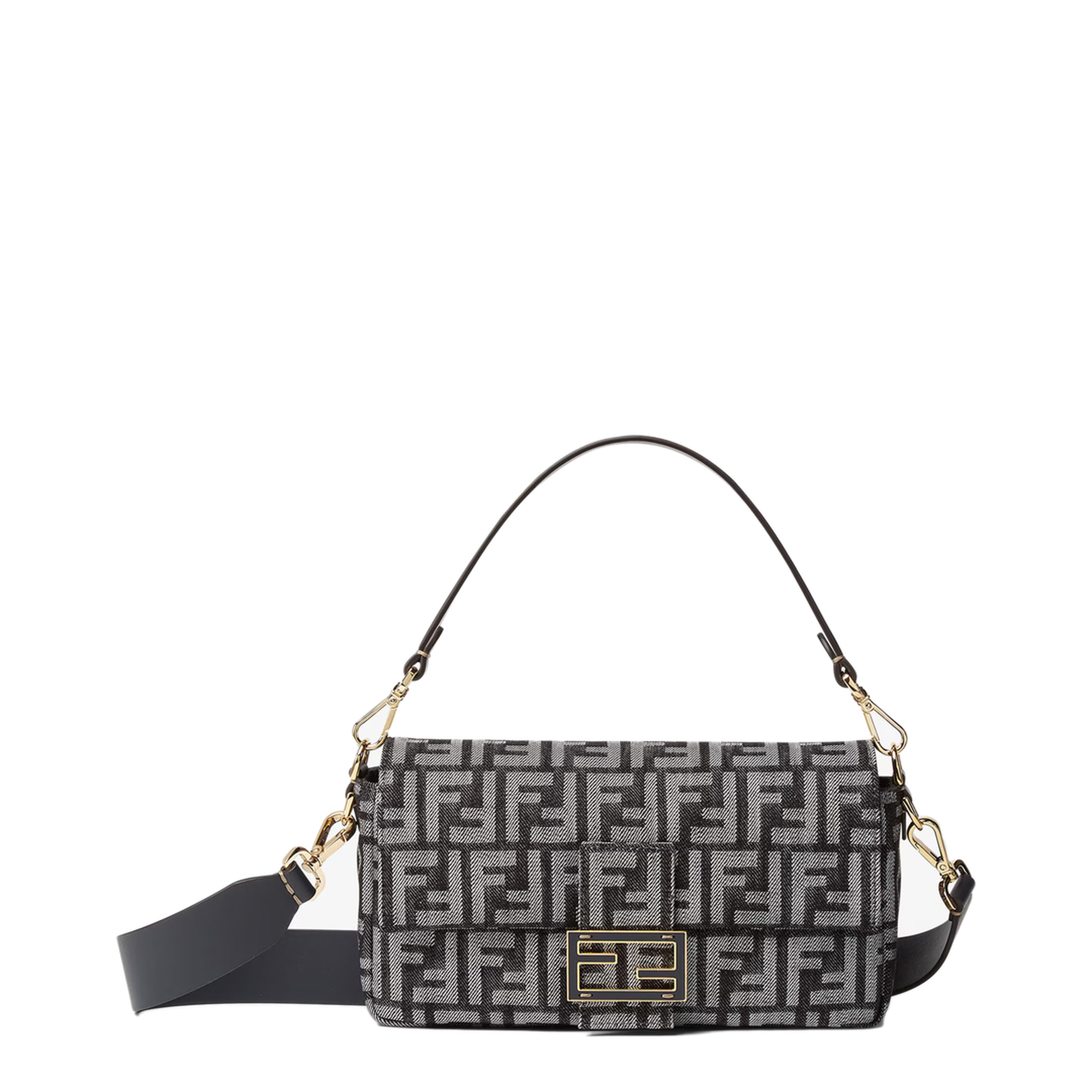 Baguette FF Handbag Gold