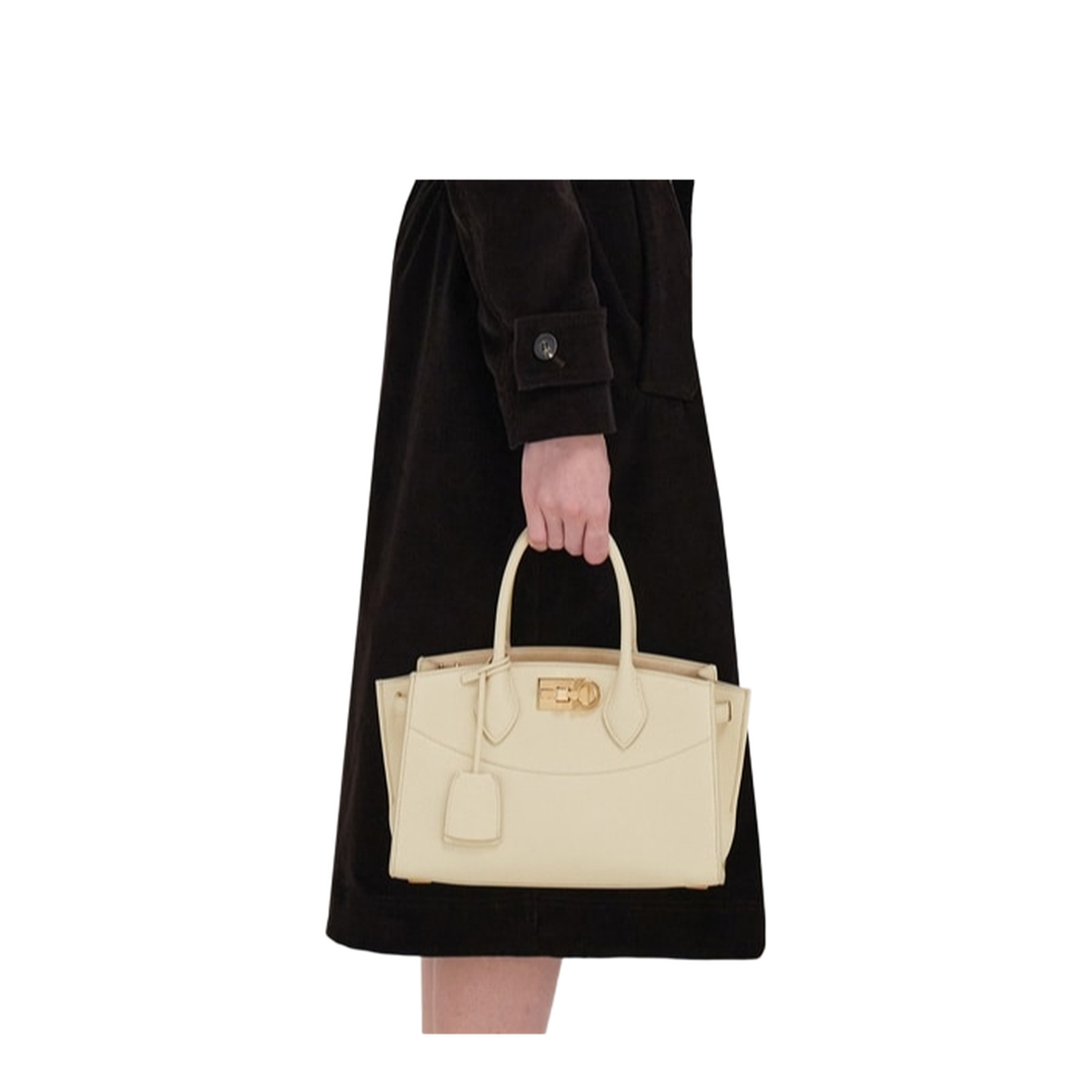 Double Handle Bag with Adjustable and Removable Shoulder Strap