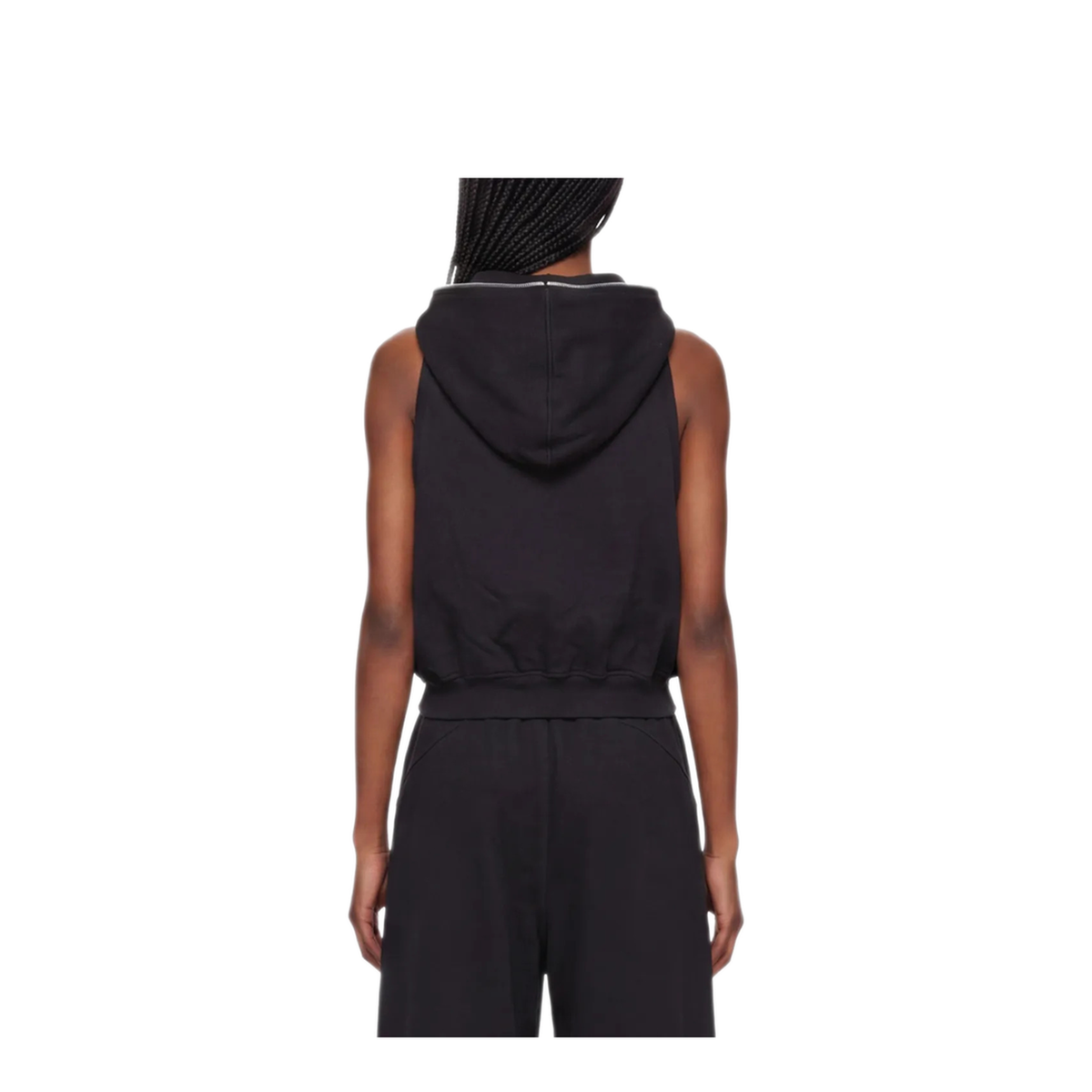 MAYFEYR - Rick Owens - Hooded Zip Sleeveless Sweater - DS02F6121F09