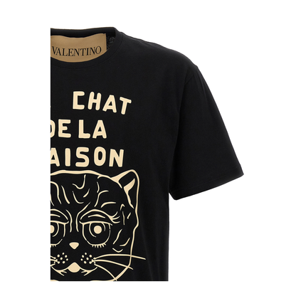 Garavani  Garavani 'Le Chat De La Maison' T-Shirt