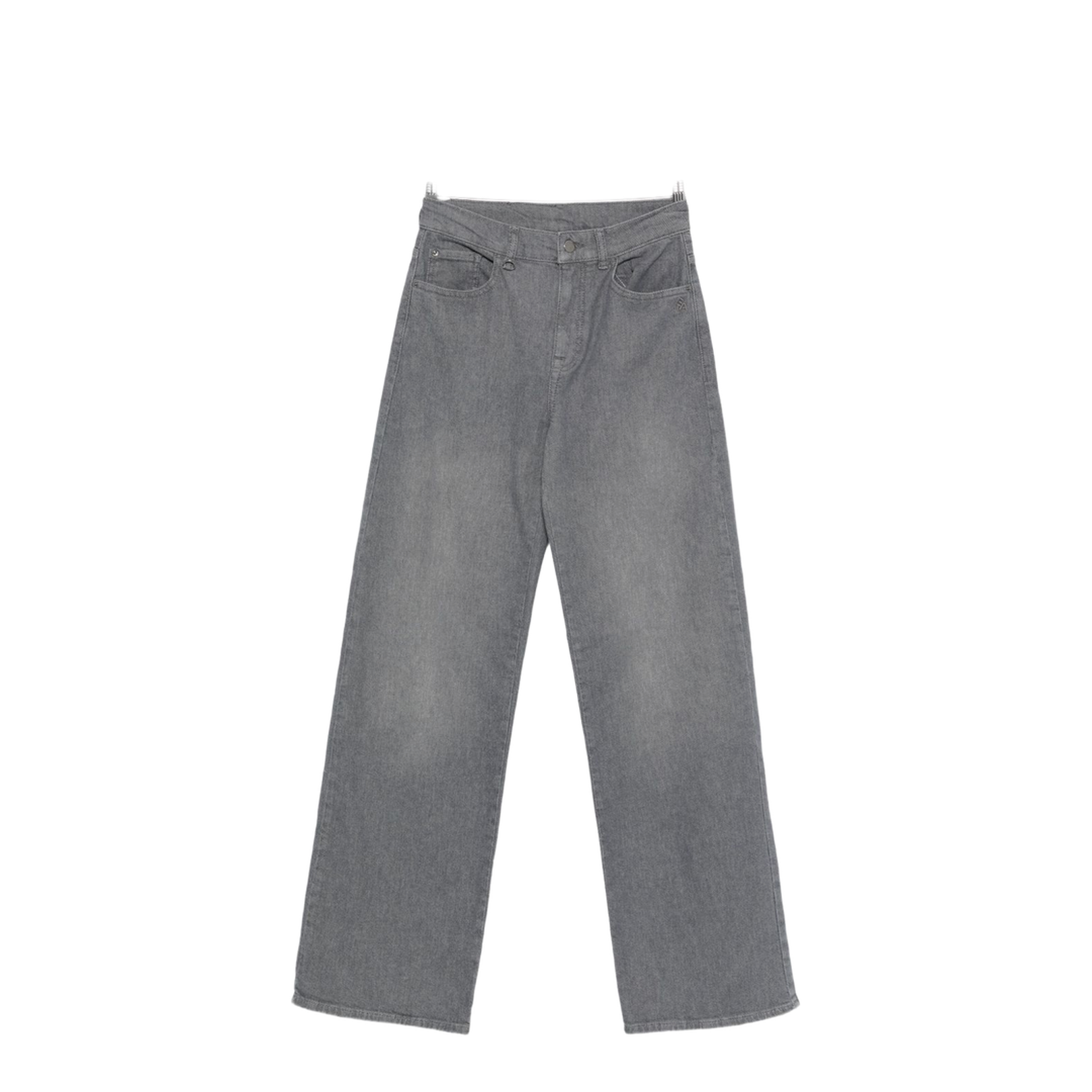 Button Fly Fastening Five Pockets Belt Loops