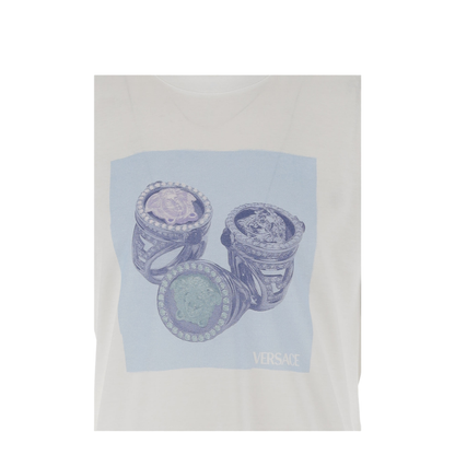 T-shirt with colorful print