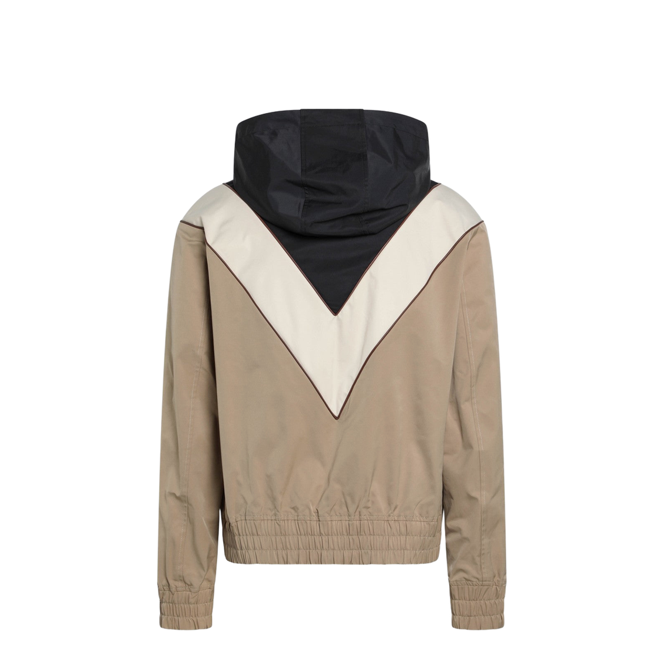 Multicolor Stretch Polyester Bomber Jacket