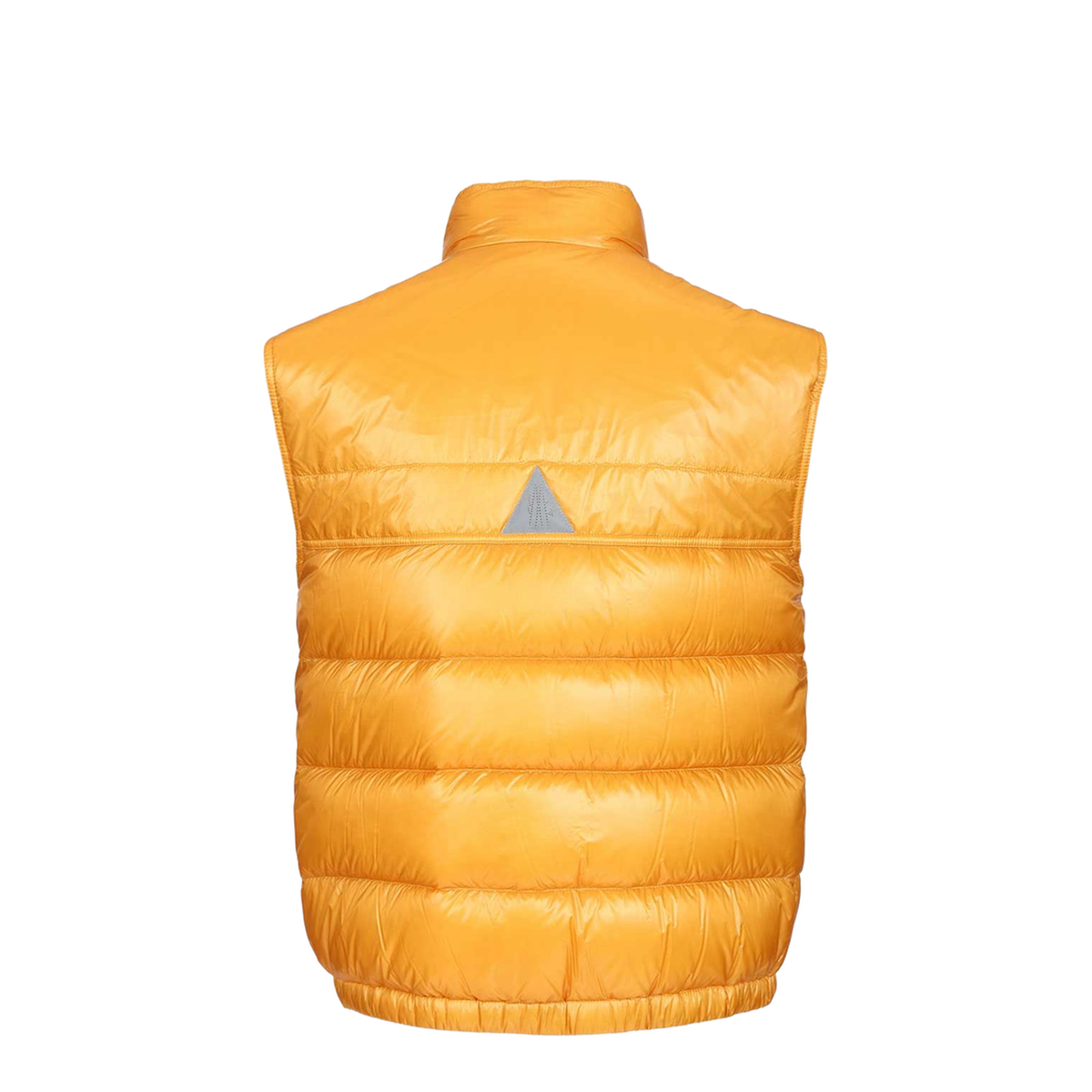 Yellow Nylon Sleeveless Uychi Down Jacket