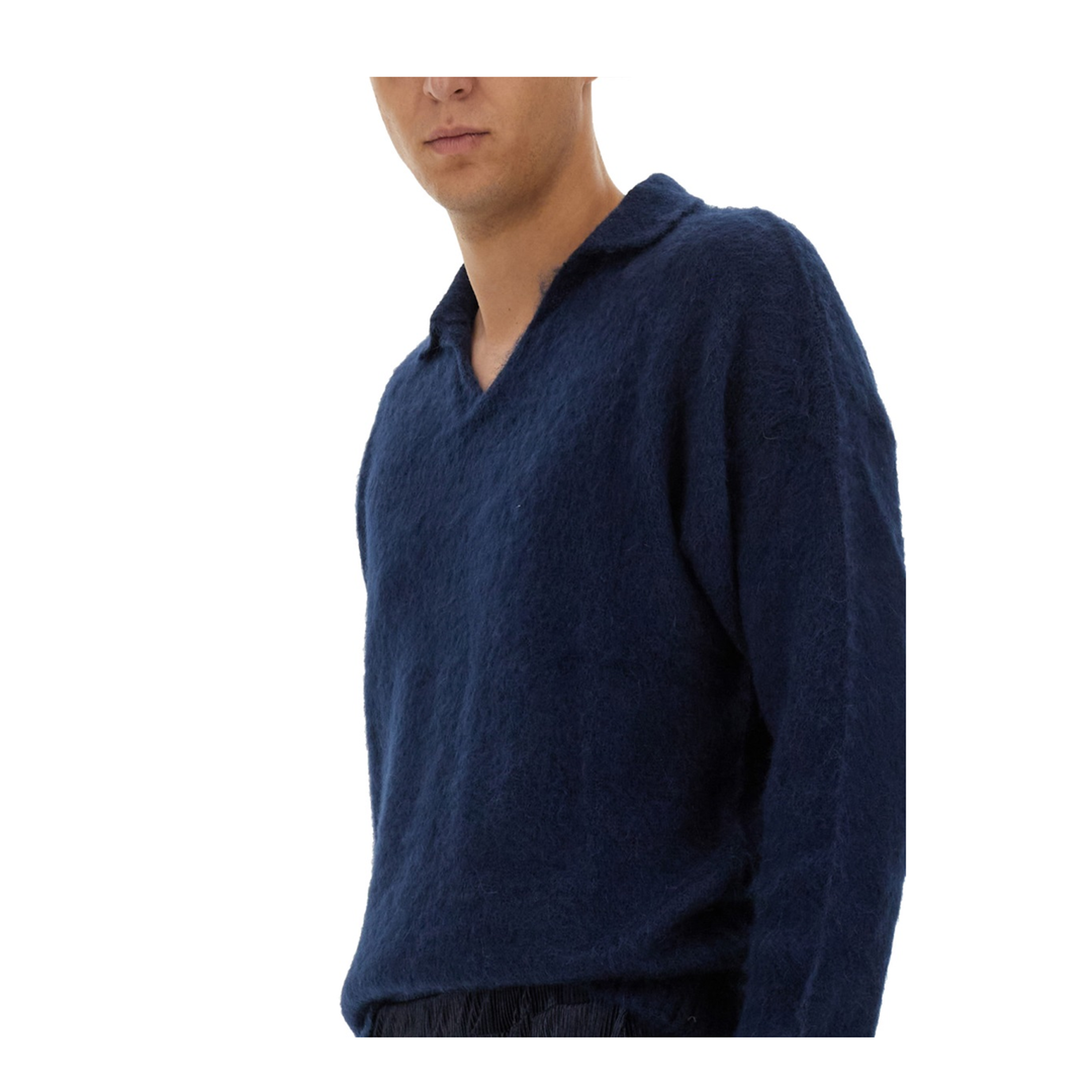 MAYFEYR - FAMILY FIRST - Knitted Polo - SWF2404DARKBLUE