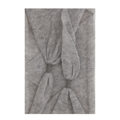 MAYFEYR - Brunello Cucinelli - Cashmere Scarf With Monile Details - MSCDFSW03CAE76