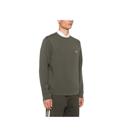 Double-Jersey Sweatshirt with Micro Logo Patch