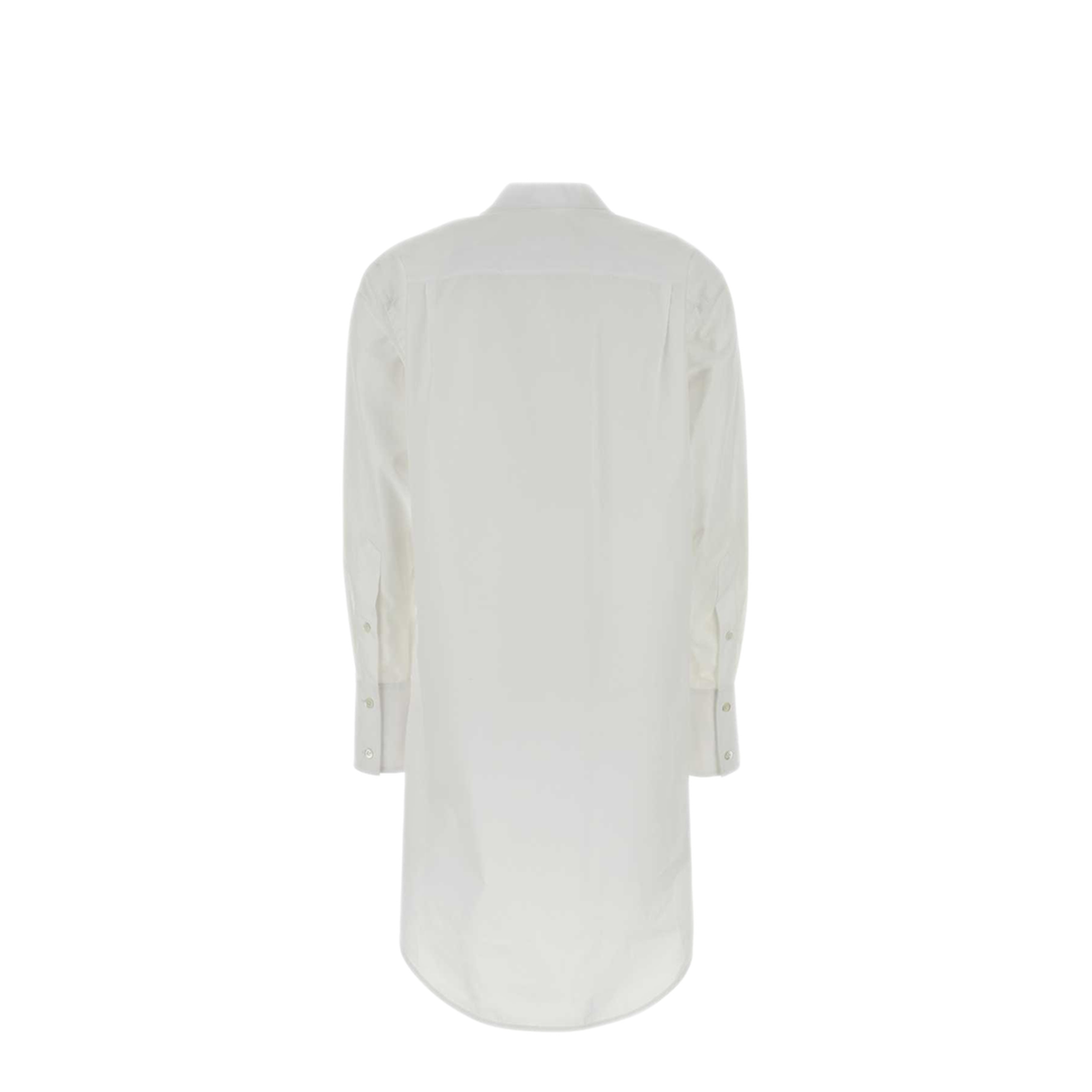 Raw Edge Cotton Mini Dress