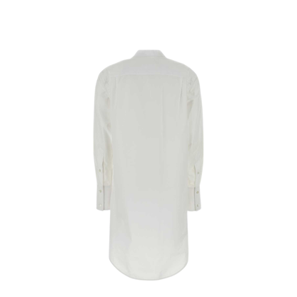 Raw Edge Cotton Mini Dress