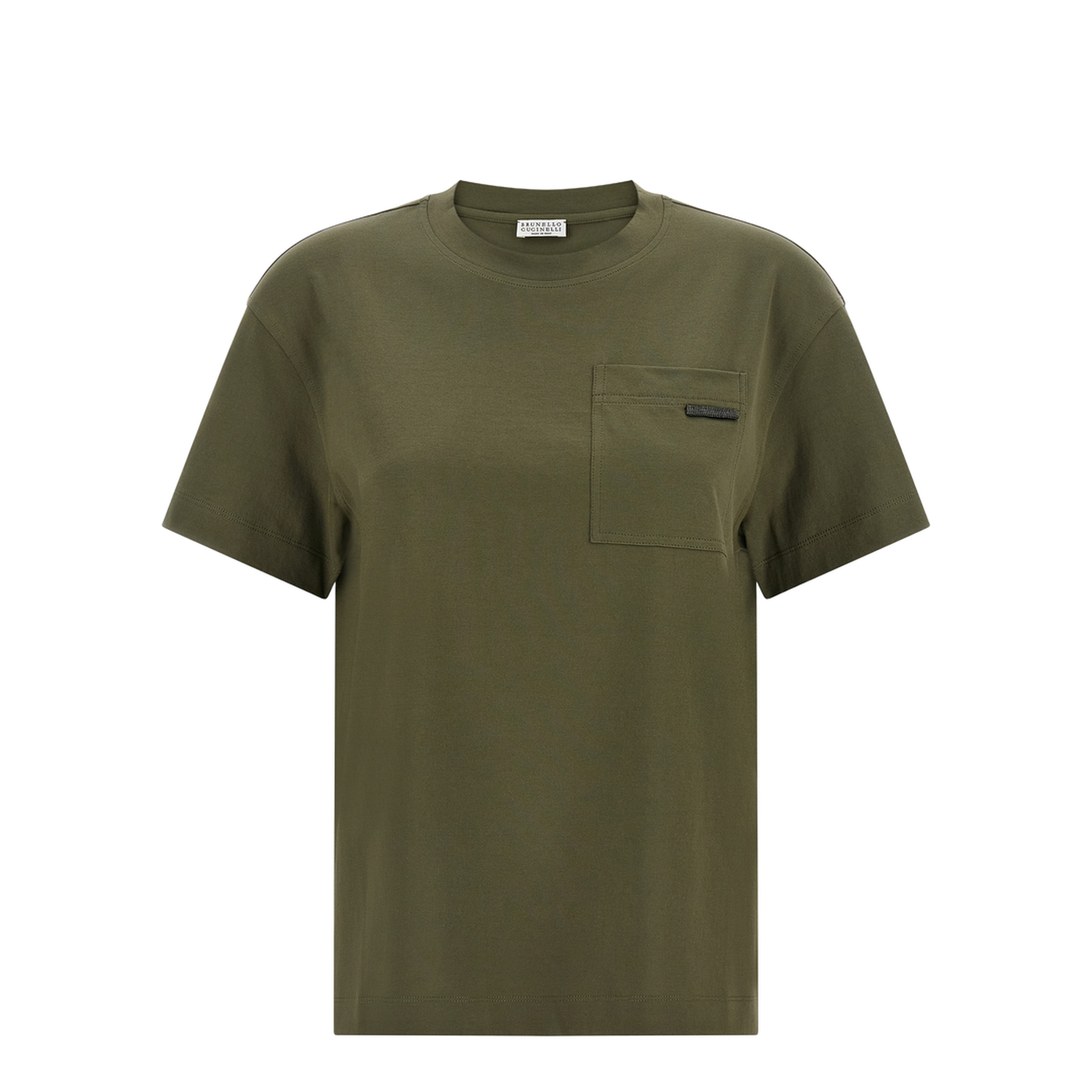 MAYFEYR - Brunello Cucinelli - Shiny Tab T-Shirt - M0T81EC710C9253