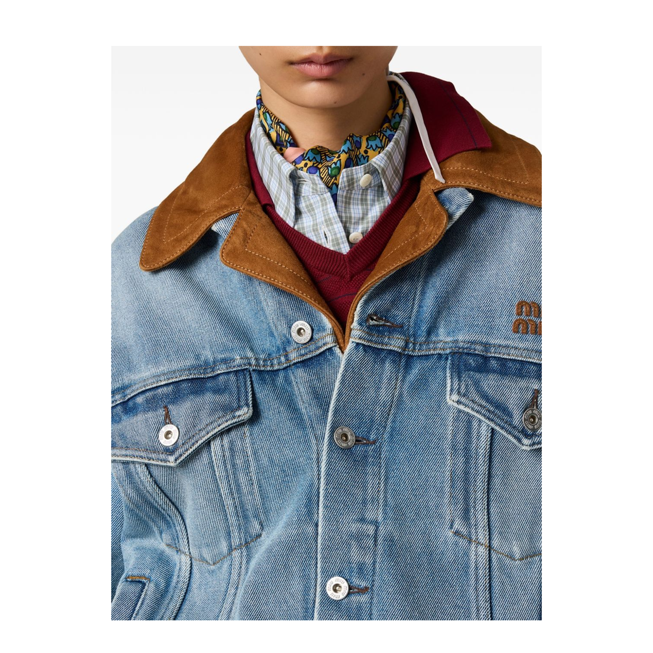 MAYFEYR - Miu Miu - Light Blue Coats - GWB313196YF0013