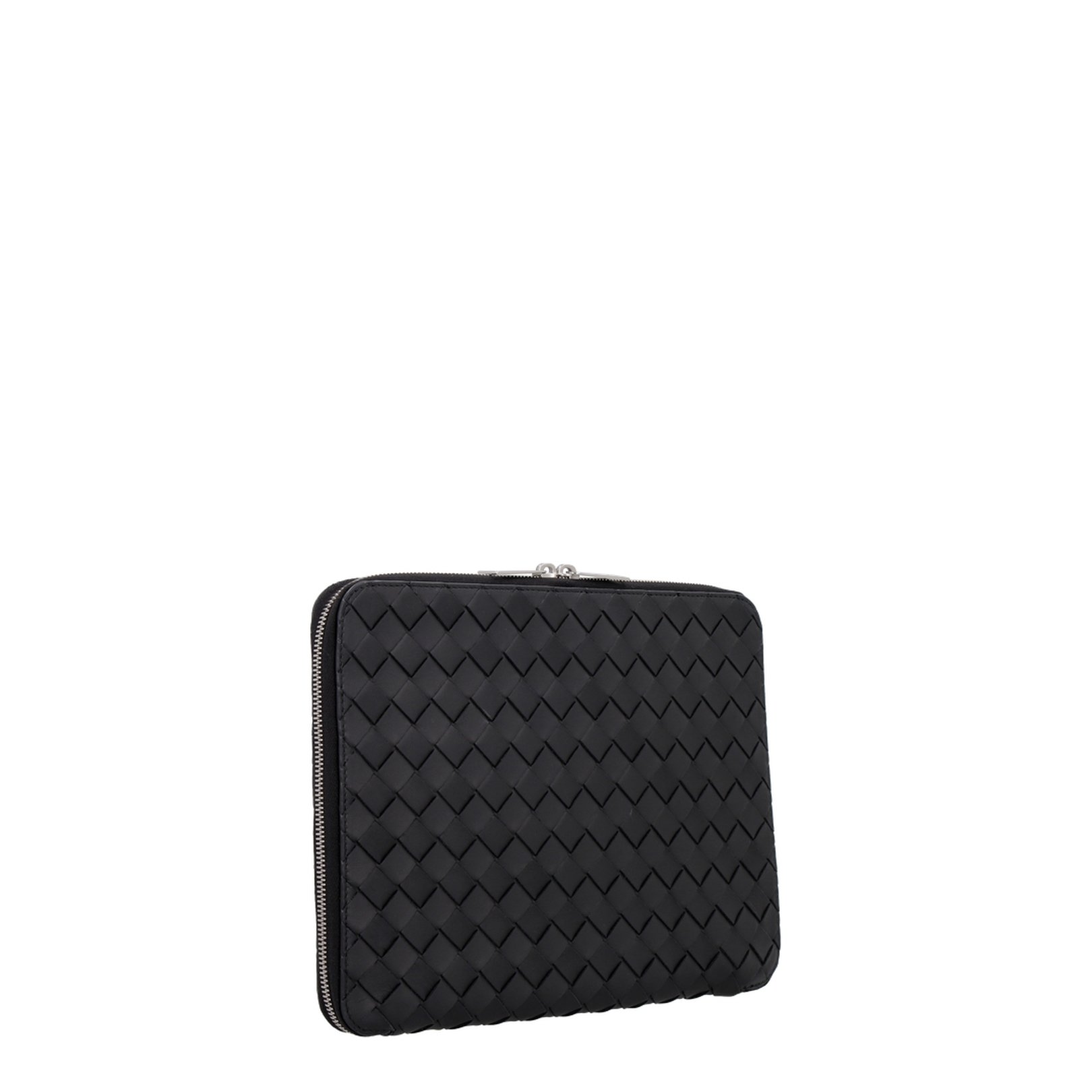 Woven Leather Clutch Bag