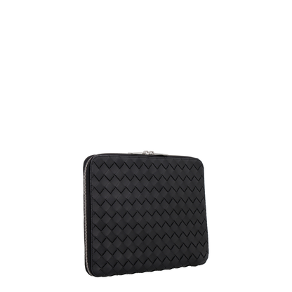 Woven Leather Clutch Bag