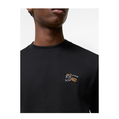 Black Cotton T Shirt