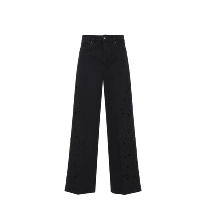 MAYFEYR - Farm Rio - Richilieu Black Cotton Jeans - 344820L0034