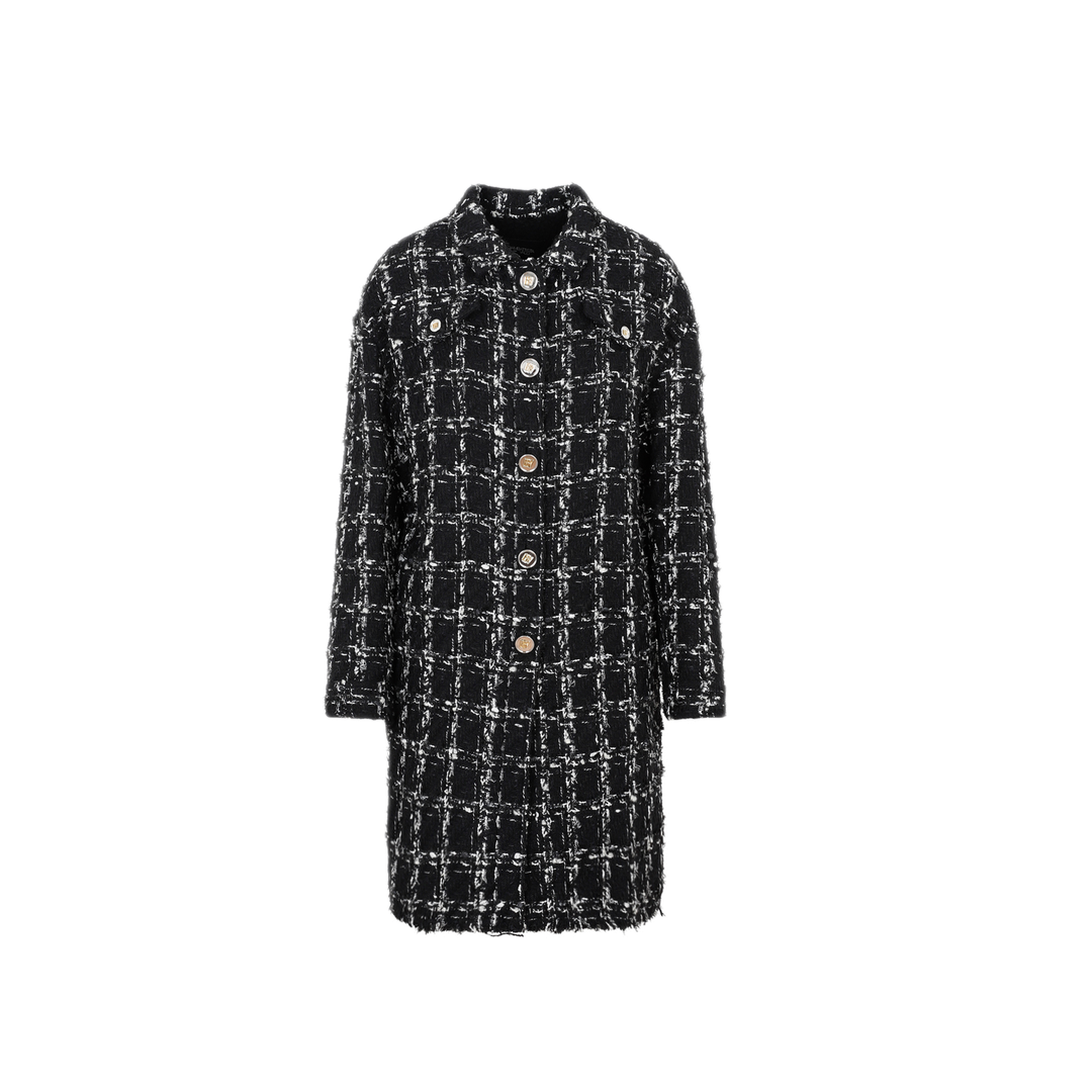 MAYFEYR - GIAMBATTISTA VALLI - Checked Boucl Coatr - 23FWPVZM800517CHEM091
