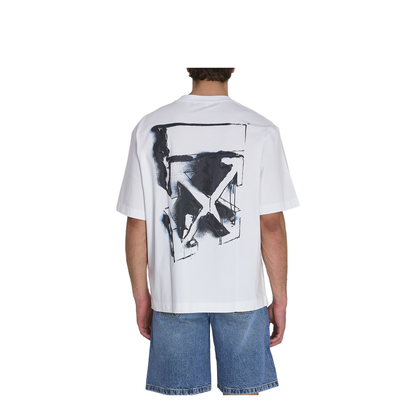 MAYFEYR - Off-White - 3D Arrow Spray T-Shirt - OMAA120S26JER00I1000