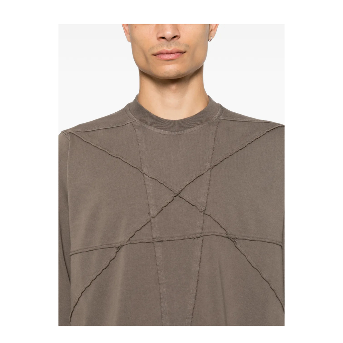 MAYFEYR - Rick Owens - Crew Neck Oversized T Shirt - DU02F6274RIGET234