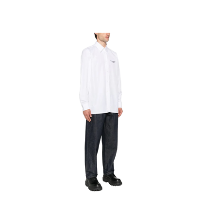 MAYFEYR - Givenchy - Classic Fit Shirt With Logo Print - BM616M14M6