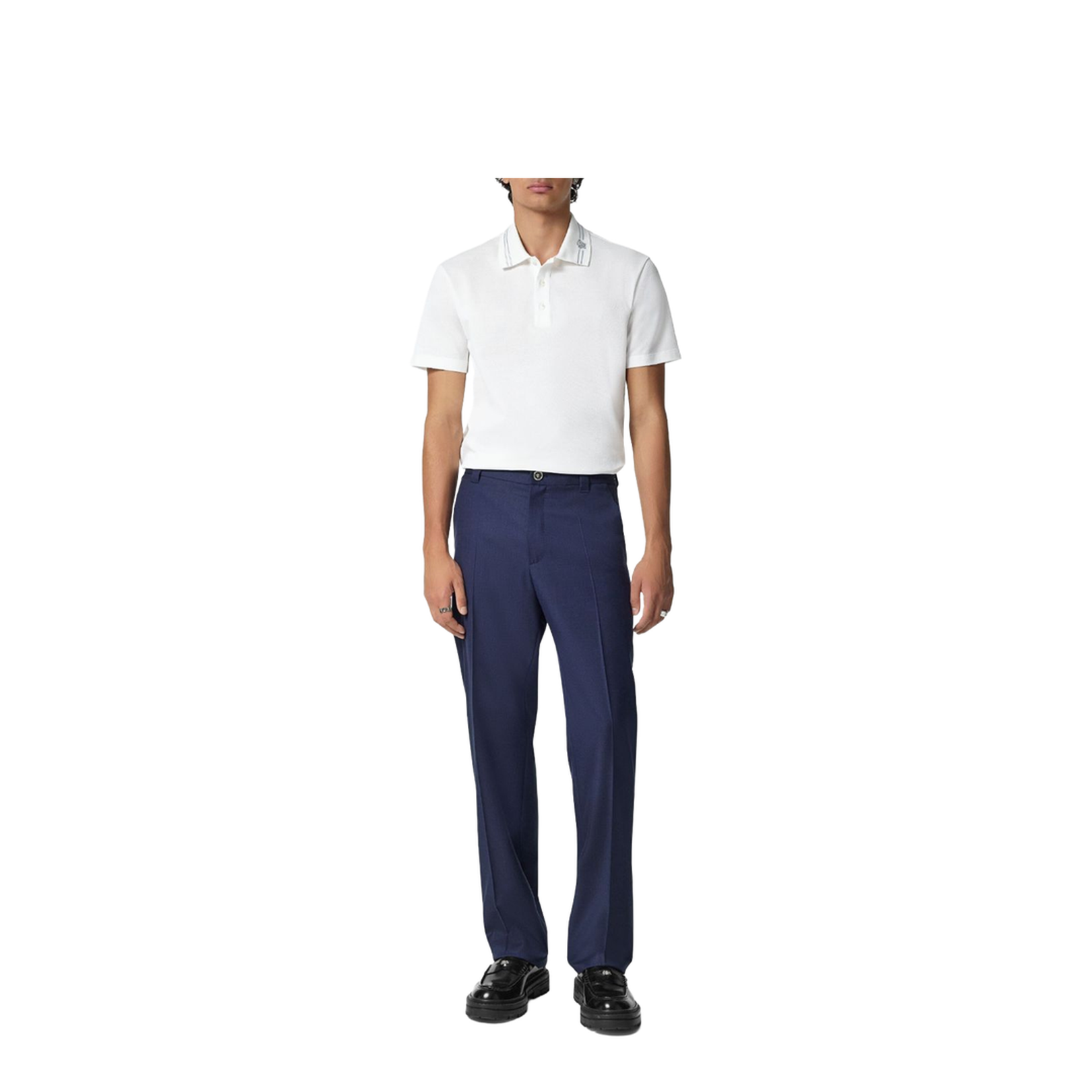 Medusa Embroidery Polo Shirt