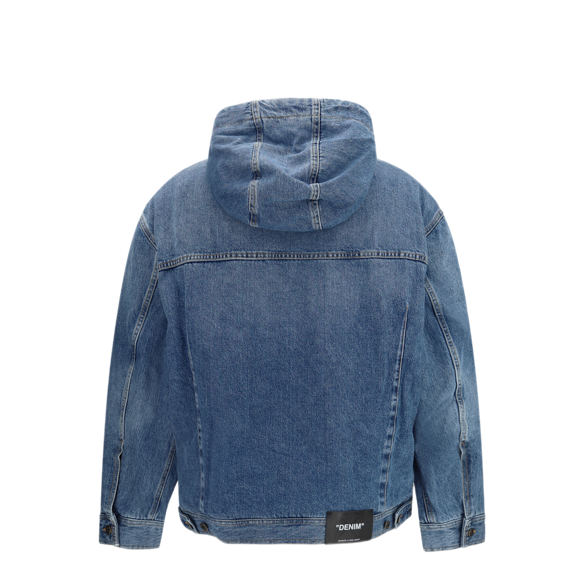 MAYFEYR - Off-White - Bookish Padded Denim Jacket - OMYE09SF26DEN00240400