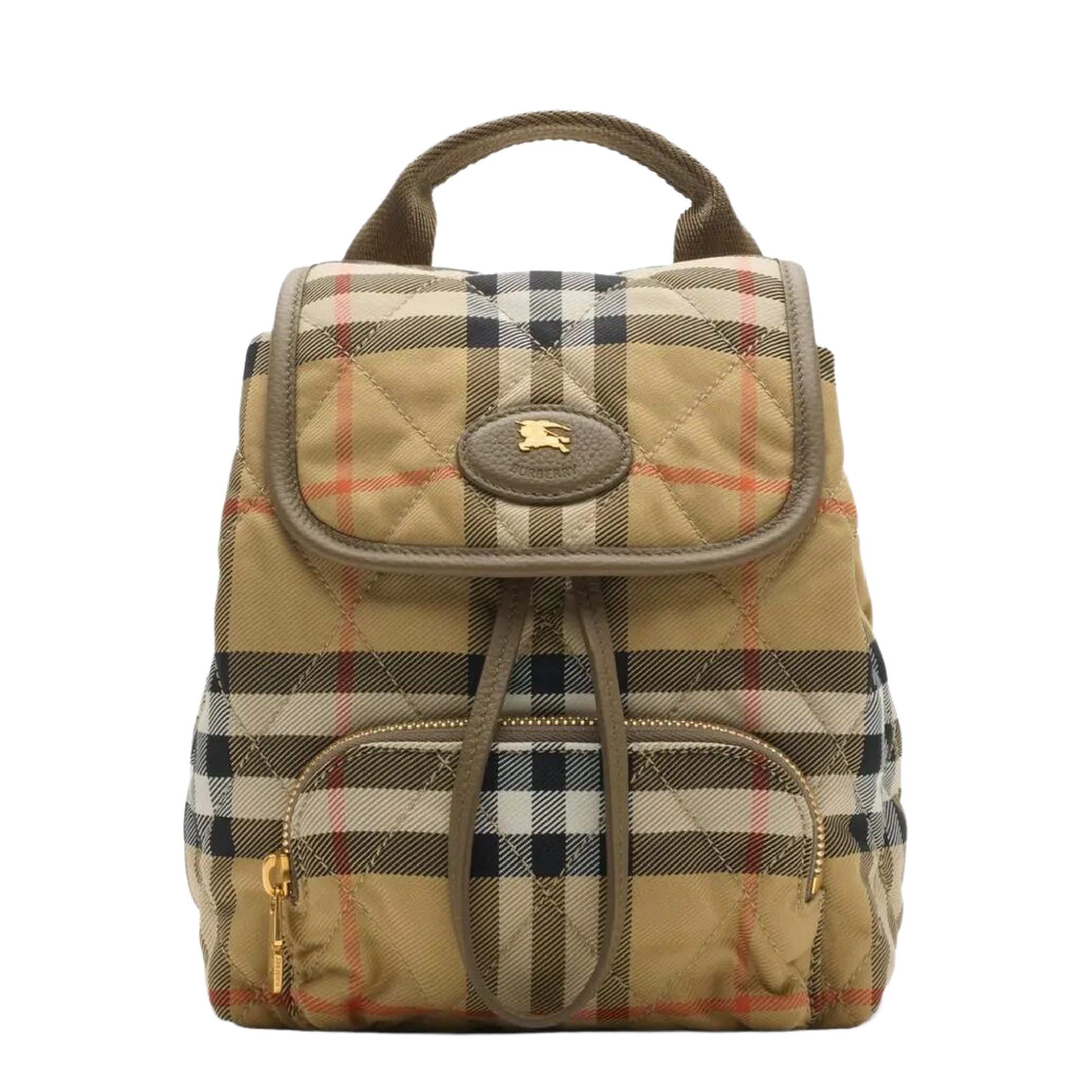 Embroidered Canvas Mini Horseshoe Backpack