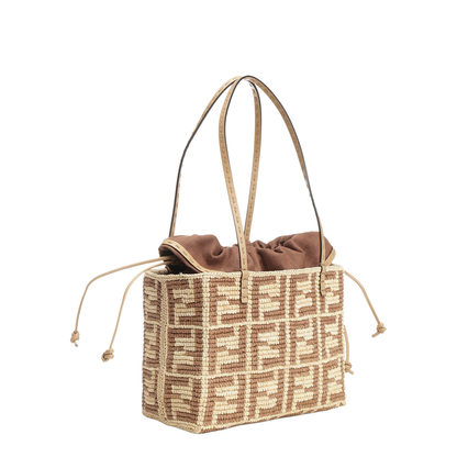 Roll Small Handbag in Metallic