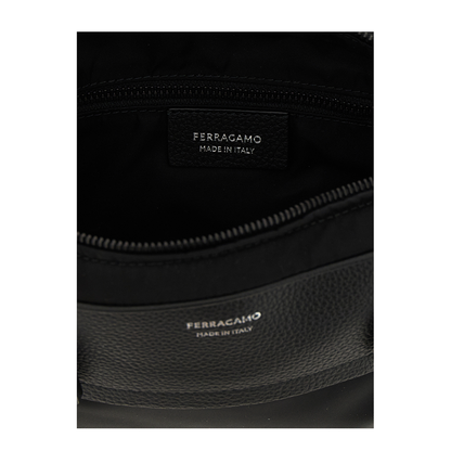 Crossbody Bag with Gancini Buckles