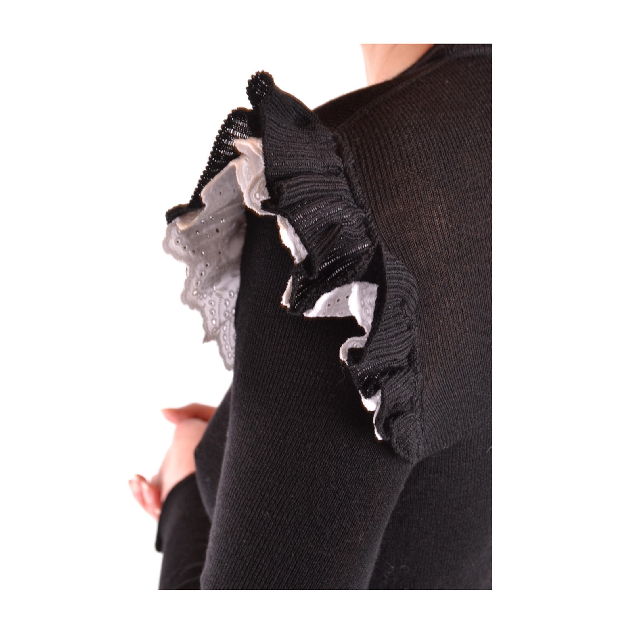 MAYFEYR - Philosophy - Black Cotton Sweater - GV0918