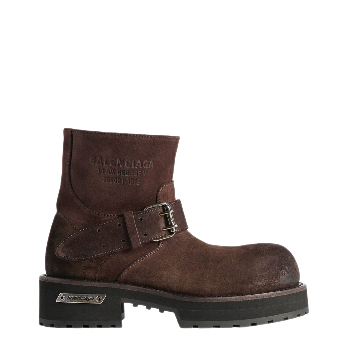 Venom Mini Waxed Suede Calf Leather Ankle Boots