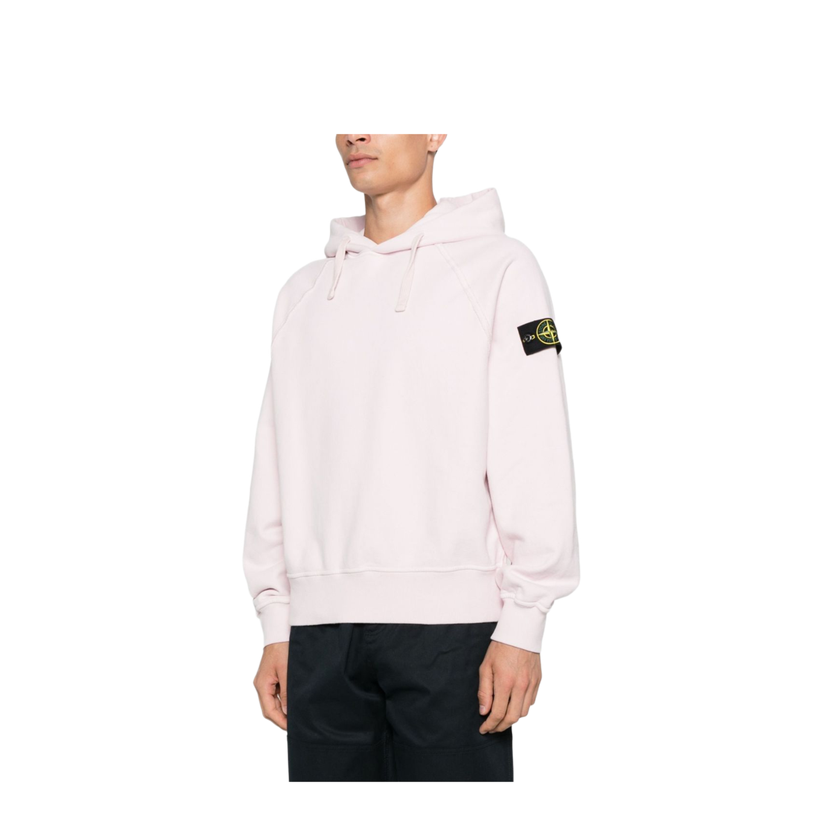 Hooded Sweatshirt in Brushed Organic Cotton Fleece