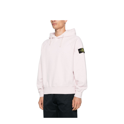 Hooded Sweatshirt in Brushed Organic Cotton Fleece